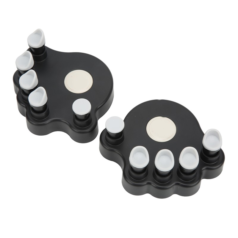 2PCS Piano Finger Exerciser Silicone Hand Grip Trainer Ergonomic Tension