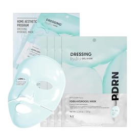 VT COSMETICS Mascarilla de Hidrogel PDRN 4 Unidades - Pack Facial Rejuvenecedor con ADN Marino, Hidratacin Profunda y Firmeza