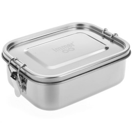 Immer Premium Stainless Steel Lunch Box, Sustainable, Leak-Proof, Plastic-Free, Easy-to-Clean and Perfect for on the Go