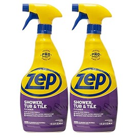 ZEP Limpiador de bañeras y azulejos de 32 onzas líquidas (2)