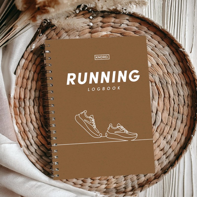 KNDRD Running Logbook, A5, Wire-Bound, Daily Entries, Record Details