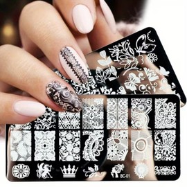 Lace Stamp Plate Nail Art Pattern Stamping / 레이스 스탬프 플레이트 네일아트 패턴 스탬핑