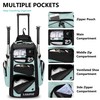 LARIPOP Rolling Baseball Bag Wheeled Softball Backpack, 55L Bat Bag