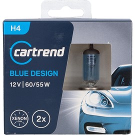 Unitec 77773 Headlights Xenon H4 12 V 60/ 55 W - Blue/ Silver (2 Pieces)