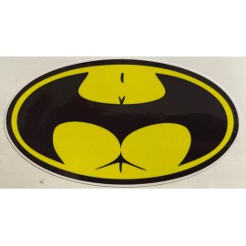 Egl Funny Buttman Superhero Hardhat Helmet Vinyl Sticker Decal Ass Jdm Stance