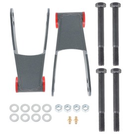 labwork 1inch - 2inch Rear Lowering Drop Steel Shackles Kit Replacement for Ford F150 2WD 4WD 2009-2023