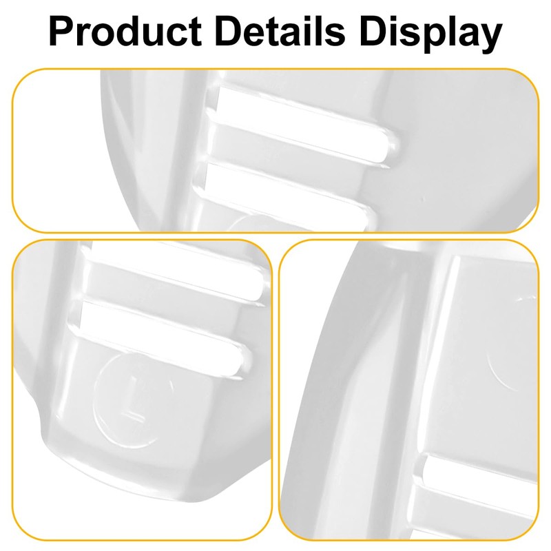 Lotsdonxia 2PCS Transparent Eyeglass Guards Safety Glasses Side Shields Universal