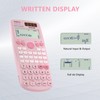 Scientific Calculators, IPepul Pink Math Calculator with 417 Function, Solar