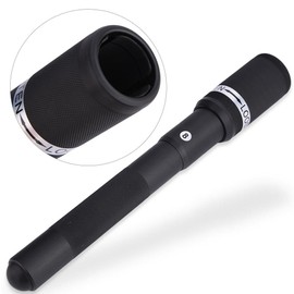 Pool Stick Extension Universal,Joss Cue Butt Extension,Telescopic Cue Extension,12.6inch Aluminium Alloy Billiard Telescopic Extension Cue(Black)