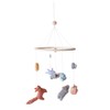 Sebra - Mobile - forest animals - felt, wool, wood