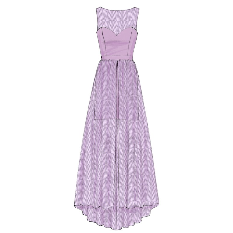 McCall's Patterns 7507 E5,Misses Dresses,Sizes 14-22, Multi/colour