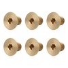 50Pcs Countersunk Hex Socket Screws Pure Copper Flat Head Hardware