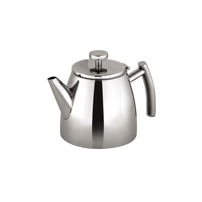 Avanti Modena Double Wall Tea Pot, Silver, 15136