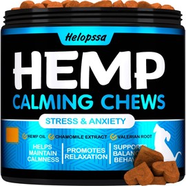 Chews for Dogs with Anxiety - Storms, Barking, Separation - Valerian Root - Chamomile