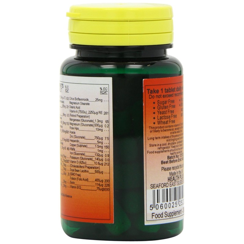 Health Plus Mega Multivitamin One-a-day Multivitamin Supplement - 30 Tablets