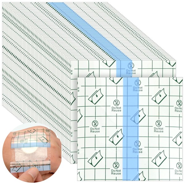 Waterproof Transparent Bandage 10 cm x 10 cm Shower Plasters