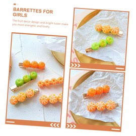 Vaguelly 5pcs Fruit Hair Clips for Women Japanese Fruit Barrettes Hair Accessories for Parties Travel and Everyday Use Durable and Easy to Carry