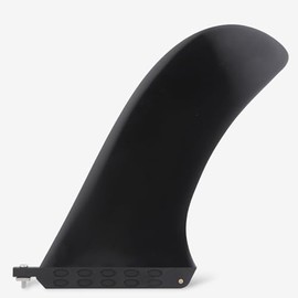 Plastic Fins Single 9.25" Black for Surfboards