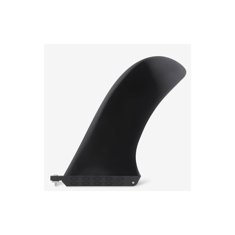 Plastic Fins Single 9.25" Black for Surfboards