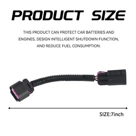 HHZL Auto Start Stop Eliminator for 2013 2014 2015 2016 2017 2018 Chevy Traverse Equinox Malibu Blazer XT5 GMC Cruze Accessories, Start Stop Eliminator/Disable/Delete/Disabler(Big Plug)