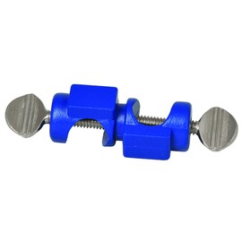 Bosshead, Mini - Fits Rods up to 15mm, Right Angle - Screw Adjustable - Heavy Duty Powder Coated Zinc Alloy - High Torsional Strength - Research, Industrial Laboratory Grade - Eisco Labs