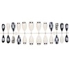 30Pcs Halloween Press on Nails Medium Almond Fake Nails with