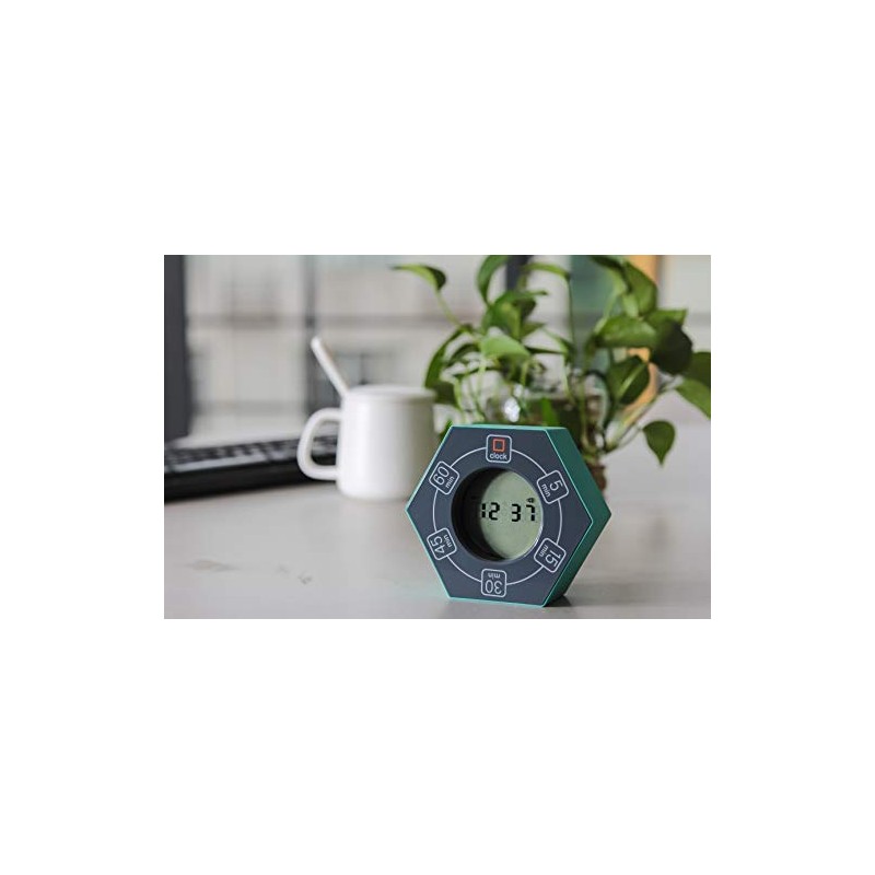Home & Office Timer with Clock, 5,15, 30, 45, 60