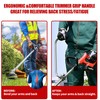 String Trimmers Handle with Shoulder Strap Harness, Weed Eater Handle