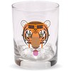 Charley Harper Cool Carnivore Double Old-Fashioned DOF Set of 4