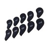 10pcs Golf Iron Covers Set with Numbers Waterproof Golf Head