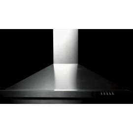 Tieasy 30 '' Stainless Steel Silver Three-Speed Wall-Mounted Range Hood Button Controls