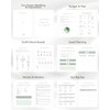 Wedding Planner Book and Organizer, Elegant Linen Cover Wedding Planning
