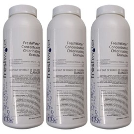 Hot Spring 80021 Conc Chlorinating Granular 2 LBS 3PK, white