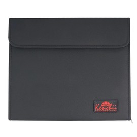 MPP Faux Leather 10 Shear Zipper Cases for Dog Groomers Stylists Barbers Durable (Purple)