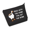 JXGZSO Goose Game Lover Gift Mess With The Honk You