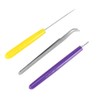 3 Pieces Paper Quilling Tools Set Tweezers Needle Pens Slot