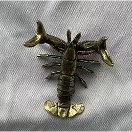 VZNBJUAN Weightlifting Lobster Desk Pen Holder, Desktop Storage Stand, Stationery Organizer, Novelty Office Decor (1)