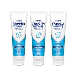 [NEW] Lion Cream Dent Check Up Standard, 4.8 oz (135 g) (3 Bottles)