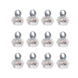 ROUNDSQUARE Anillos de Compromiso con Diamante de Bachelorette para Fiestas de, Large