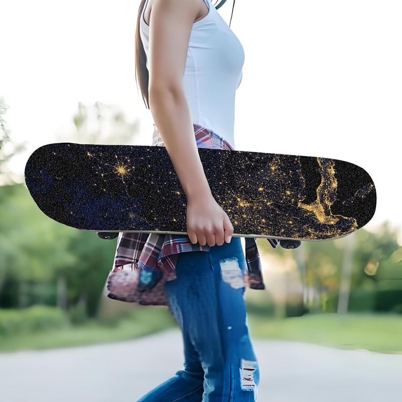 Floatdream Skateboard Grip Tape, Skateboard Sandpaper, Premium Non-Slip Coating, High