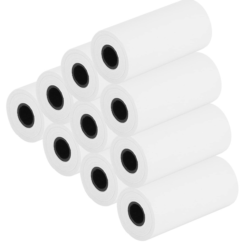Sunicon 10pcs Mini Photo Printer Paper Roll,Mini Pocket Printer Refill