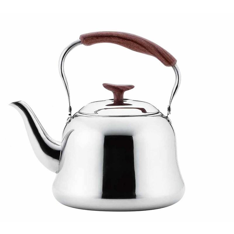Bestco NQ-0025 Kettle, 1.8L Stainless Steel, Wood Grain, IH Compatible,