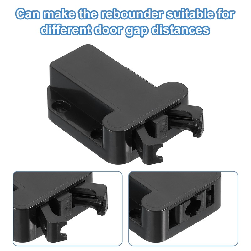 sourcing map 2 Pcs Magnetic Push Latches for Cabinet Door,