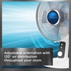 Rowenta, Desk Fan, Turbo Silence Table Fan, 12 Inches, Ultra