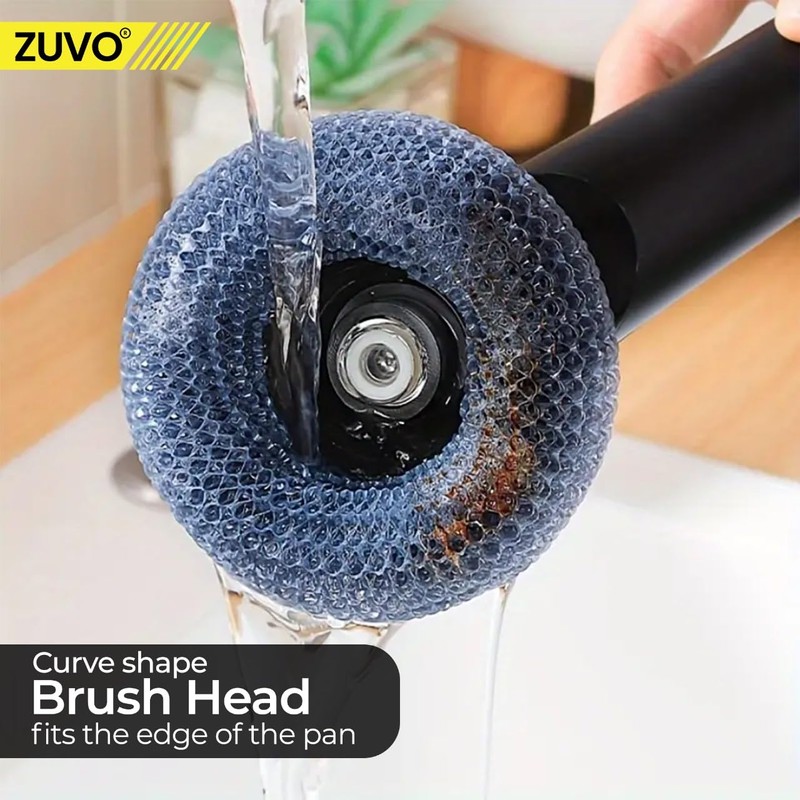 Zuvo Scrubbing Brush Wire, Black, 1