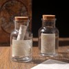 Magic Season Decorative Glass Bottles with Cork Stoppers (5 fl