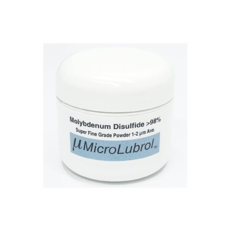 MicroLubrol 1/2 oz Molybdenum DISULFIDE Moly MoS2 Powder 1-2 Micron
