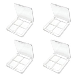 yueton 4PCS Empty Lipstick Palette Clear Acrylic Lipstick Box DIY Eyeshadow Powder Palette Empty Cosmetic Container
