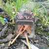 Camping Stove 304 Stainless Steel Folding Backpacking Burning Stove Portable