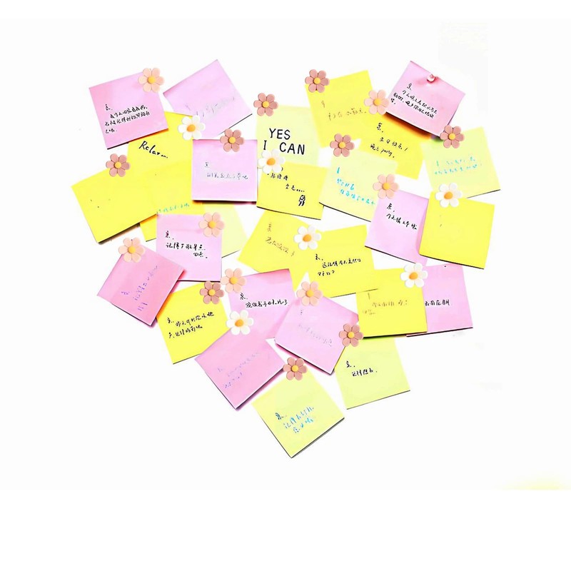30 pcs Drawing Pins Resin Flower Pins Push Pins for